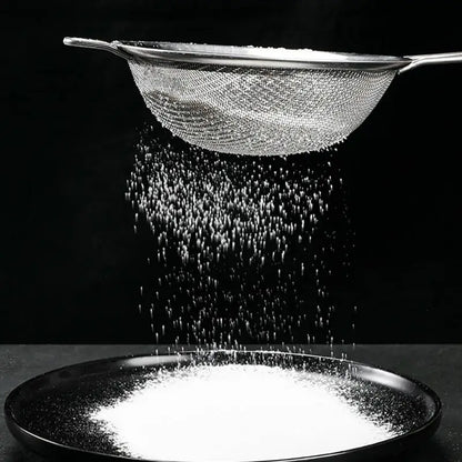 Juego de 3 filtros de malla fina de acero inoxidable, colador de alimentos finos con mango largo, herramienta de cocina 