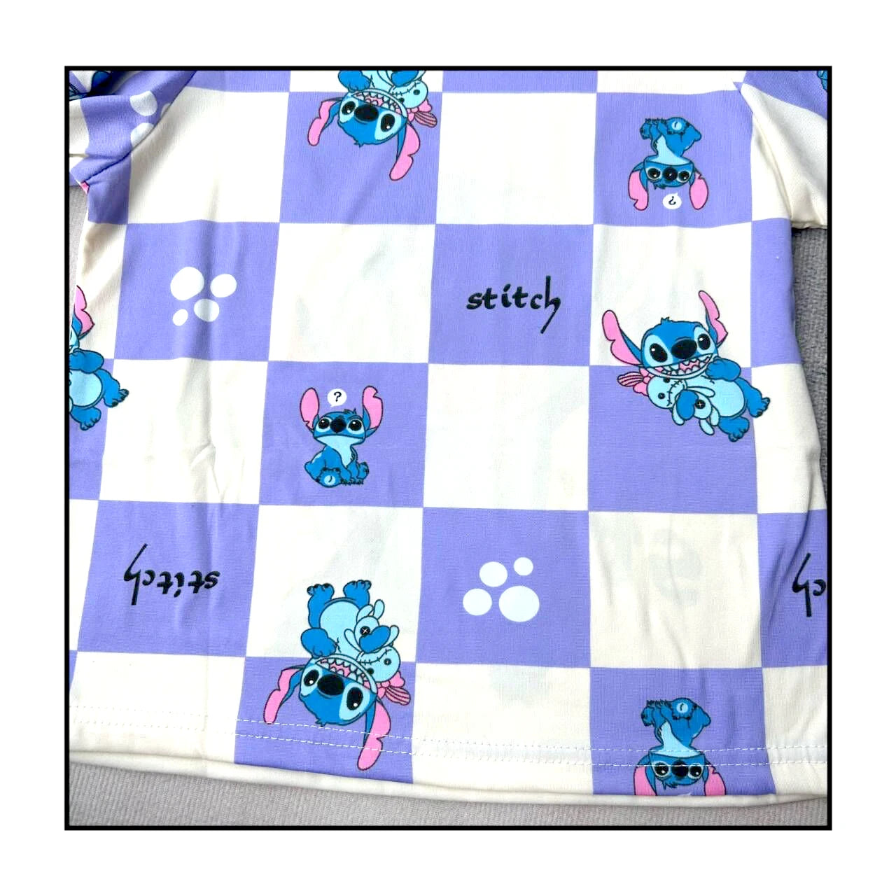 Pijama de manga larga para niño, Stitch, pijama de ángel, ropa para niños, ropa para niñas, novedad, primavera 
