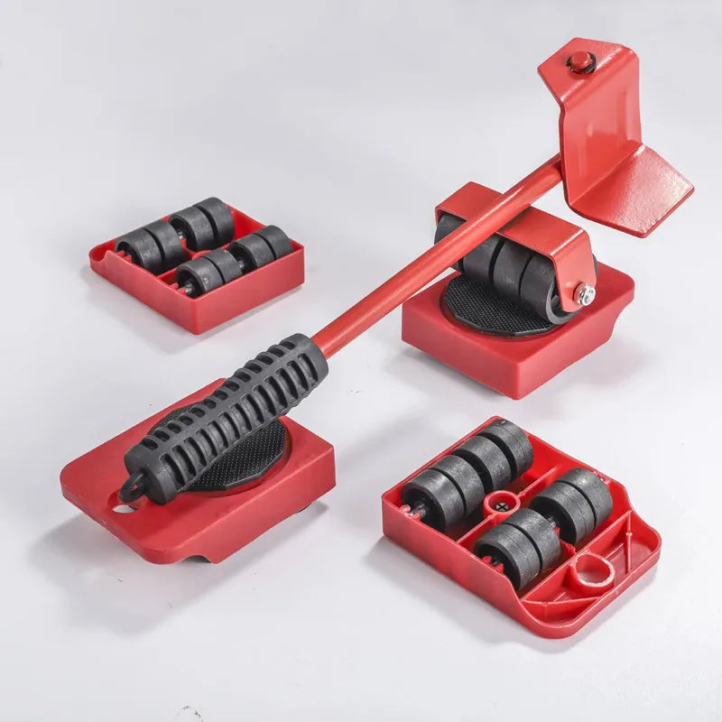 Furniture Transport Roller Set, Heavy Duty Furniture Lifter, Transport Tool, Furniture Moving Roller Wheel 