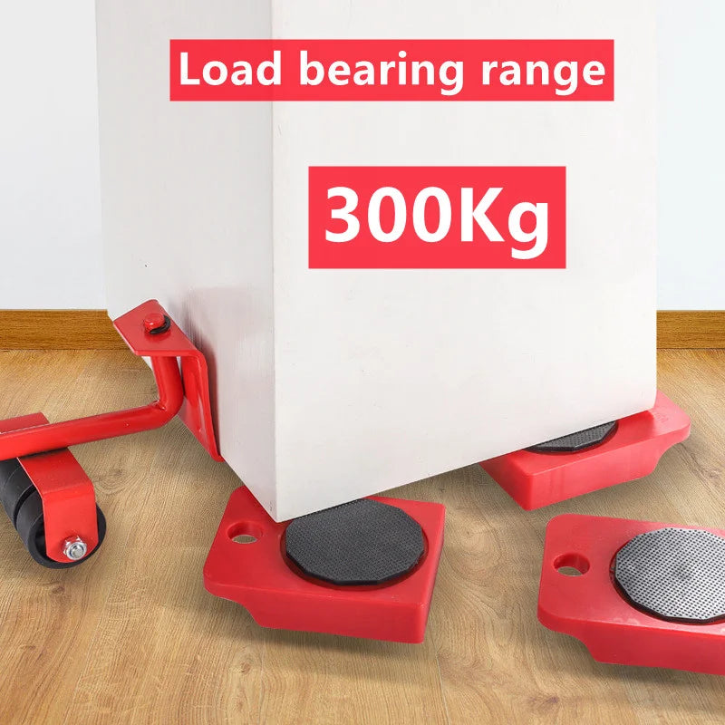 Furniture Transport Roller Set, Heavy Duty Furniture Lifter, Transport Tool, Furniture Moving Roller Wheel 