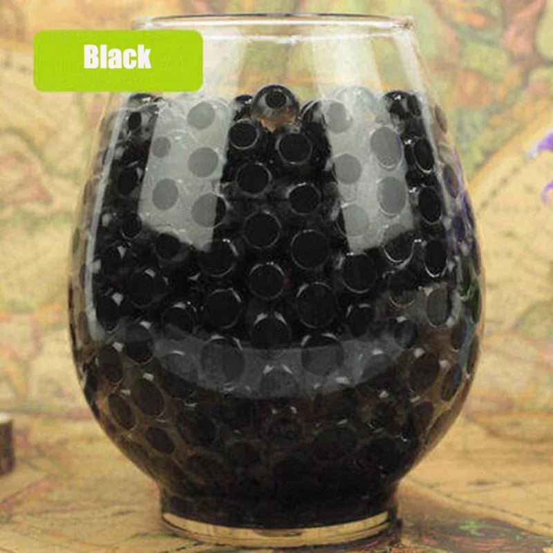 Contas de água mágicas para crianças, 500 peças, cristal de lama do solo, brinquedo para crianças, flores crescentes, bolas de hidrogel de água, decoração de casa em vasos