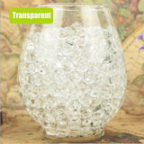 Contas de água mágicas para crianças, 500 peças, cristal de lama do solo, brinquedo para crianças, flores crescentes, bolas de hidrogel de água, decoração de casa em vasos
