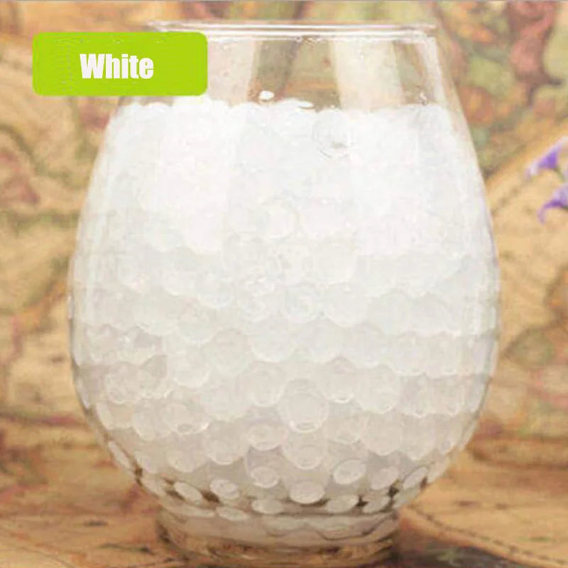 Contas de água mágicas para crianças, 500 peças, cristal de lama do solo, brinquedo para crianças, flores crescentes, bolas de hidrogel de água, decoração de casa em vasos