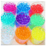 Contas de água mágicas para crianças, 500 peças, cristal de lama do solo, brinquedo para crianças, flores crescentes, bolas de hidrogel de água, decoração de casa em vasos