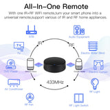 Universal Infrared Smart Remote Control, Tuya, IR, WiFi, 433MHz, RF, Works with Alexa, Google Home, Hot 