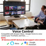Universal Infrared Smart Remote Control, Tuya, IR, WiFi, 433MHz, RF, Works with Alexa, Google Home, Hot 
