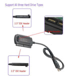 Adaptador convertidor de disco duro USB 2.0 a IDE SATA para discos duros de 2,5 y 3,5 pulgadas 