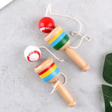 Wooden cup skills, throwing and catching ball, traditional game for children, hand eye coordination, educational game, exercise the brain 