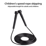 Corda de salto de velocidade profissional para adultos e crianças, ginásio, PVC, saltos, ajustáveis, equipamentos fitness, músculos, boxe, treinamento, 2,8 m, 1pc