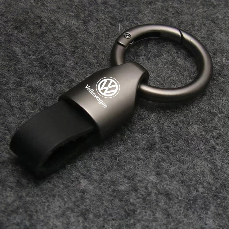Corrente chave do metal da camurça para homens e mulheres, suporte do anel chave, forma luxuosa, VW GTI, Jetta, golfe, Tiguan, transportador, Passat GTD, polo