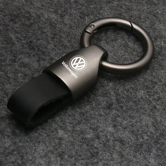 Corrente chave do metal da camurça para homens e mulheres, suporte do anel chave, forma luxuosa, VW GTI, Jetta, golfe, Tiguan, transportador, Passat GTD, polo