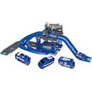 Children Track Parking Toys Multi-storey Parking Building Fire Police Engineering Dinosaur Car Car Toys 