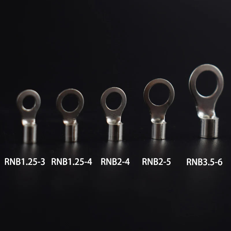 Crimp Terminal Kit com Conector Elétrico, Terminal de emenda, Terminal Cabo, Fio Conector, RNB, SNB1.25-4, U O, 320pcs