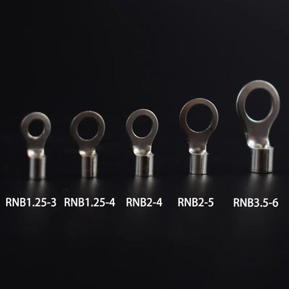 Crimp Terminal Kit com Conector Elétrico, Terminal de emenda, Terminal Cabo, Fio Conector, RNB, SNB1.25-4, U O, 320pcs