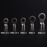 Crimp Terminal Kit com Conector Elétrico, Terminal de emenda, Terminal Cabo, Fio Conector, RNB, SNB1.25-4, U O, 320pcs