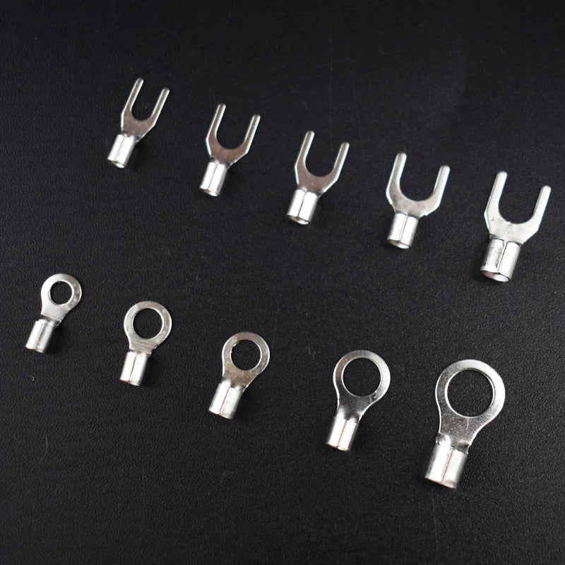 Crimp Terminal Kit com Conector Elétrico, Terminal de emenda, Terminal Cabo, Fio Conector, RNB, SNB1.25-4, U O, 320pcs