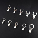 Crimp Terminal Kit com Conector Elétrico, Terminal de emenda, Terminal Cabo, Fio Conector, RNB, SNB1.25-4, U O, 320pcs
