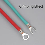 Crimp Terminal Kit com Conector Elétrico, Terminal de emenda, Terminal Cabo, Fio Conector, RNB, SNB1.25-4, U O, 320pcs