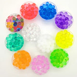 Perlas de agua con forma de tierra de cristal, bolas de gelatina mágicas de hidrogel para hacer crecer barro, decoración para bodas y el hogar, gran oferta, 300 unidades por lote 