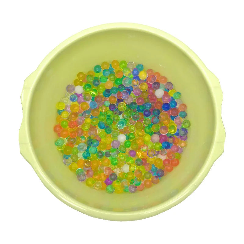 Perlas de agua con forma de tierra de cristal, bolas de gelatina mágicas de hidrogel para hacer crecer barro, decoración para bodas y el hogar, gran oferta, 300 unidades por lote 