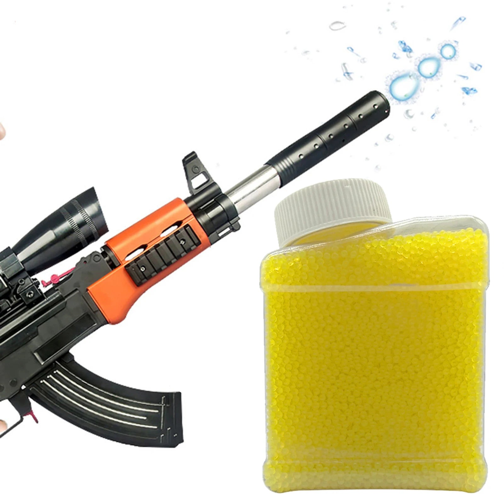Cristal Solo Hidrogel Gel, Contas De Água De Polímero, Decoração De Flores, Bolas De Água Crescentes, Decoração De Casa Do Casamento, 30000
