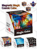 Cubo Mágico Magnético Mutável Geométrico para Crianças, Anti Stress, 3D Hand Flip Puzzle, Stress Reliever Fidget Toy, Novo