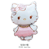 Lindo juego de globos decorativos para fiesta de anime, temática de Hello Kitty, fiesta de cumpleaños de niña kawaii, globos para baby shower, 5 piezas 