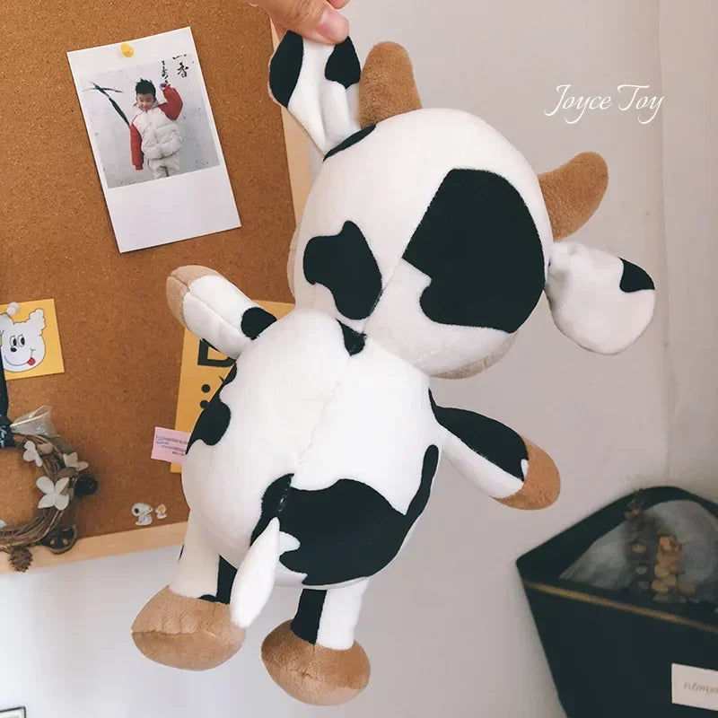 Lindo peluche de vaca para niños, muñeco de trapo para novia, almohada de peluche, regalo 