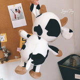 Lindo peluche de vaca para niños, muñeco de trapo para novia, almohada de peluche, regalo 