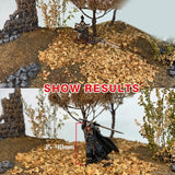 DIY Miniature Leaf 35ml Micro Paisagem Folhas Modelo Estático para Bonsai Fairy Garden Decor Sand Table Grass Tufts Acessórios