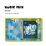 Pokemon Card Waterproof Decals, Game Card Skin, Big and Small Chip Sticker, Stereo 2.5D HD 