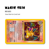 Pokemon Card Waterproof Decals, Game Card Skin, Big and Small Chip Sticker, Stereo 2.5D HD 