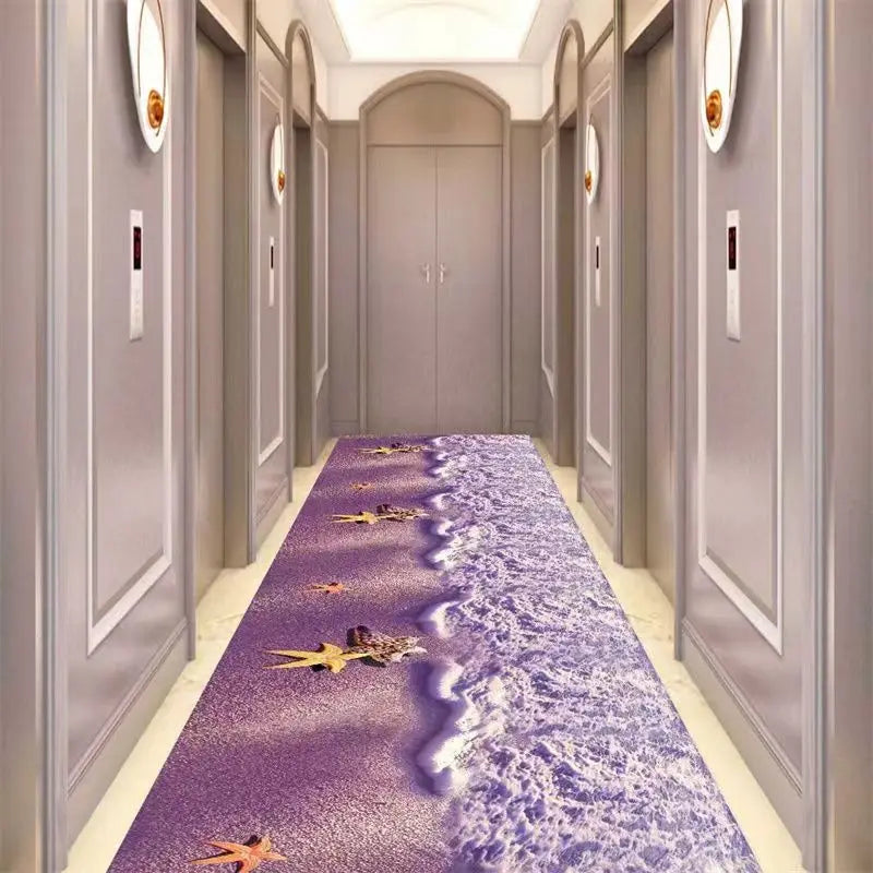 Decoración del hogar Balcón Pasaje 3D Alfombra de pasillo largo Entrada Hall Escalera Pasillo Alfombras Dormitorio Alfombra personalizable 