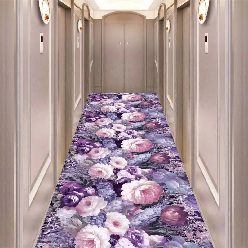 Decoración del hogar Balcón Pasaje 3D Alfombra de pasillo largo Entrada Hall Escalera Pasillo Alfombras Dormitorio Alfombra personalizable 