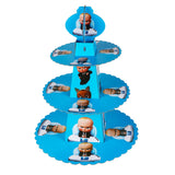Decoração de festa de aniversário do tema dos desenhos animados, Talheres descartáveis, Balão para meninos e meninas, Baby Shower, Presente para crianças