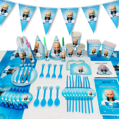 Decoración de fiesta de cumpleaños con temática de dibujos animados, vajilla desechable, globo para niños y niñas, baby shower, regalo para niños 