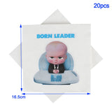 Decoração de festa de aniversário do tema dos desenhos animados, Talheres descartáveis, Balão para meninos e meninas, Baby Shower, Presente para crianças