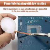 Desoldering Mesh Braid Tape, Copper Welding Point, Solder Remover Wire, Solder Wick, Tin Lead Cord, Solder Flux, 1.5-3.5mm 