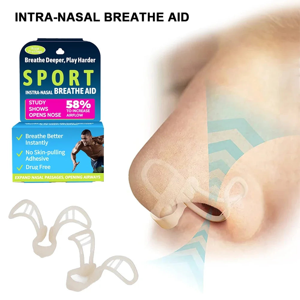 Nasal Dilator for Snoring Reduction, Snore Stopper, Increase Airflow, Anti Snoring Devices, Silicone Nose Clip, Improve Sleep and Snoring 