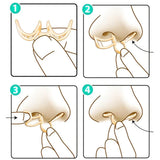 Nasal Dilator for Snoring Reduction, Snore Stopper, Increase Airflow, Anti Snoring Devices, Silicone Nose Clip, Improve Sleep and Snoring 