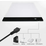 Tablero de dibujo con luz LED regulable, juguete para niños, pintura educativa, regalo creativo para niños, niveles A3, A4 y A5. 
