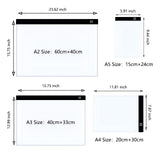 Tablero de dibujo con luz LED regulable, juguete para niños, pintura educativa, regalo creativo para niños, niveles A3, A4 y A5. 