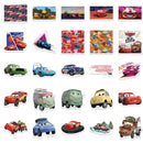 Disney Cartoon Cars Adesivos para Crianças, Carros, Relâmpago McQueen, Filme, Anime Decalque, Guitarra, Computador portátil, Bonito Pacote de Adesivos Kawaii, Menina Para, 10 Pcs, 30 Pcs, 50Pcs