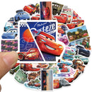 Disney Cartoon Cars Adesivos para Crianças, Carros, Relâmpago McQueen, Filme, Anime Decalque, Guitarra, Computador portátil, Bonito Pacote de Adesivos Kawaii, Menina Para, 10 Pcs, 30 Pcs, 50Pcs