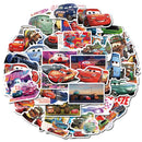 Disney Cartoon Cars Adesivos para Crianças, Carros, Relâmpago McQueen, Filme, Anime Decalque, Guitarra, Computador portátil, Bonito Pacote de Adesivos Kawaii, Menina Para, 10 Pcs, 30 Pcs, 50Pcs