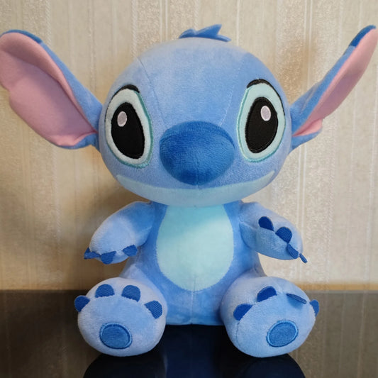 Disney Cartoon Lilo e Stitch Plush Dolls, Brinquedos Anime, Azul, Rosa, Quente, Brinquedos de pelúcia, Presentes de Natal para crianças