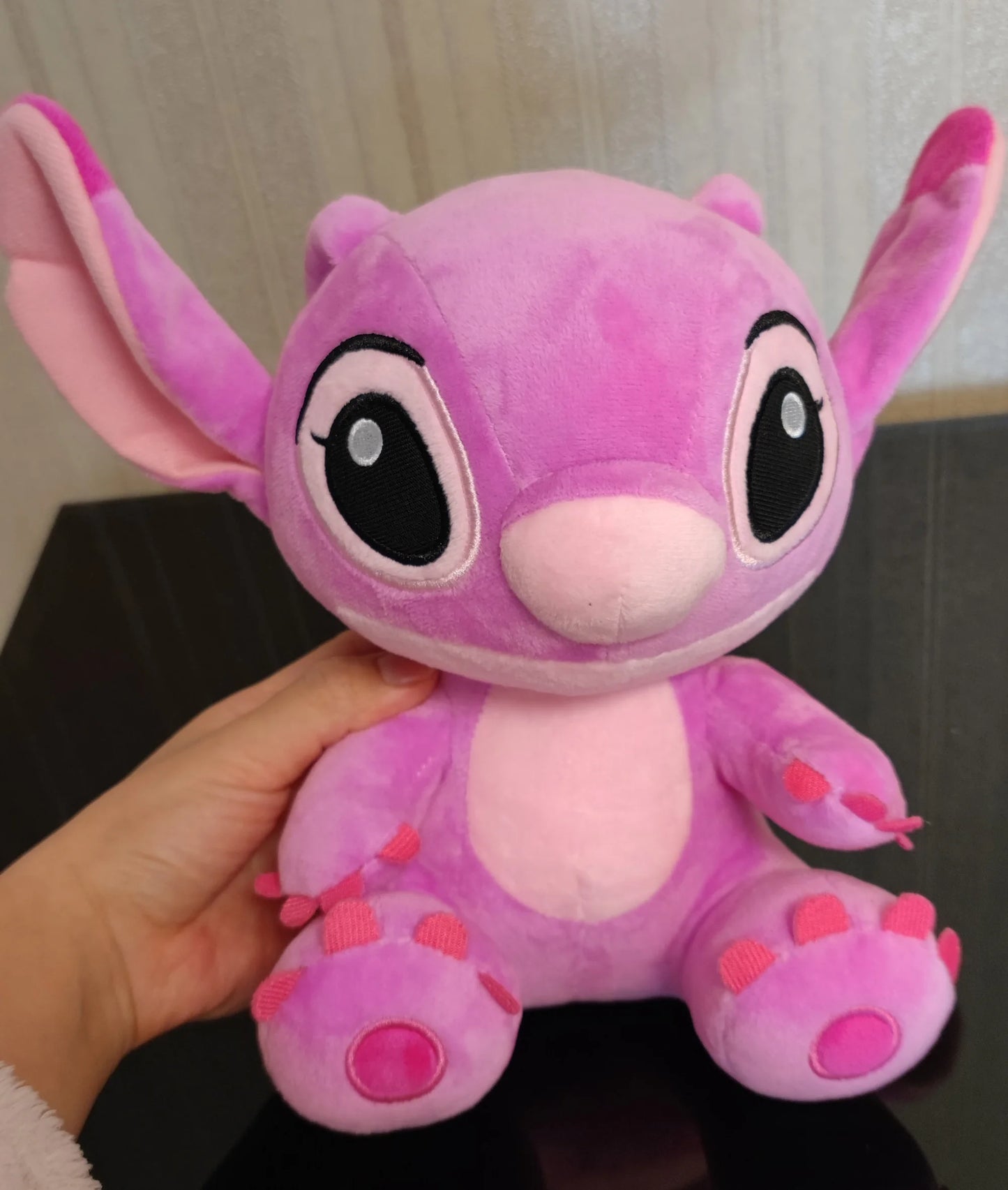 Disney Cartoon Lilo e Stitch Plush Dolls, Brinquedos Anime, Azul, Rosa, Quente, Brinquedos de pelúcia, Presentes de Natal para crianças