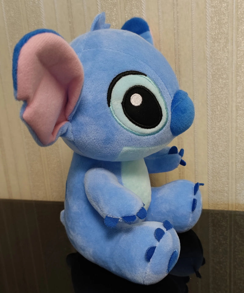 Disney Cartoon Lilo e Stitch Plush Dolls, Brinquedos Anime, Azul, Rosa, Quente, Brinquedos de pelúcia, Presentes de Natal para crianças