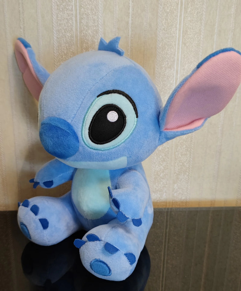 Disney Cartoon Lilo e Stitch Plush Dolls, Brinquedos Anime, Azul, Rosa, Quente, Brinquedos de pelúcia, Presentes de Natal para crianças