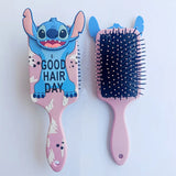 Disney-Stitch Air Cushion Massage Combs, Minnie Mouse Cartoon Anime Figures, Children Comb, Hair Brush, Hairdressing Tool, Kids Gift 